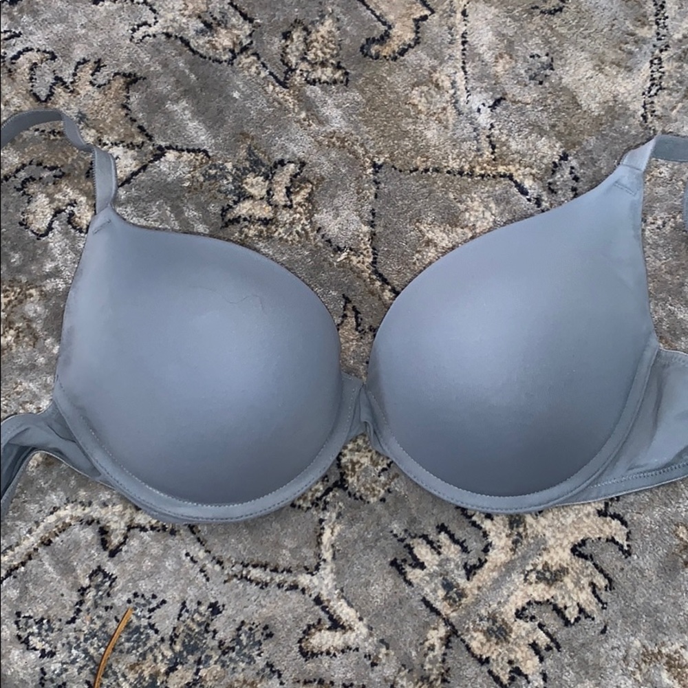 Grey Victoria’s Secret Push-up Bra 32D